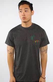 Vans The Leafer Madness Tee in Black Heather