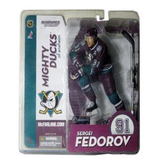 McFarlane NHL Sergei Fedorov Anaheim Ducks Series 9 Figure New BNIP