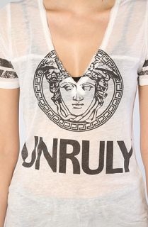 Rebel Yell The Unruly Football Tee Concrete