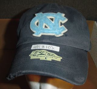  of North Carolina Tarheels 47TWINS Fitted Size L Hat 102 as Is