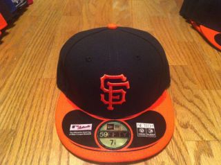  San Francisco Giants Fitted Cap Hat MLB Home on Field Alternate