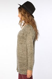 LA Boutique The Boyfriend Cardigan in Gray