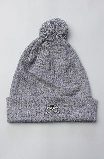 Fourstar Clothing The Pirate Pom Pom Beanie in Charcoal Heather