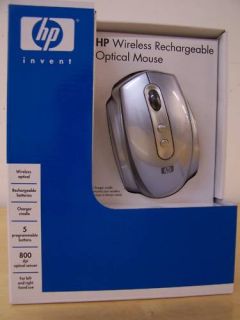 HP Wireless Rechargeable Optical 5 Button Mouse EG660A