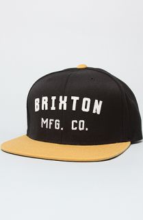 Brixton The Arden Hat in Black Yellow