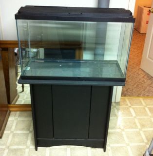 29 Gallon Aquarium Fish Tank and Cabinet Stand