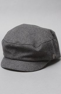 Brixton The Ruffian Hat in Grey Wool Concrete