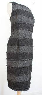 Evan Picone Black Grey White Career Work Versatile Sheath Dress 14 L