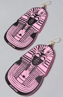 Melody Ehsani The King Tut Earring in Pink and Black
