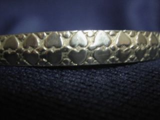 Vintage Danecraft Felch Sterling Silver Bangle Bracelet Double Row of