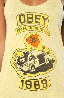 Obey The Petal to the Metal Track Tank