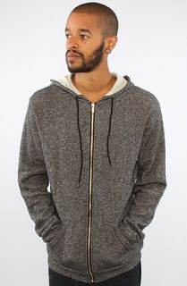 All Day The Fleece Zip Hoody in Black Speckle