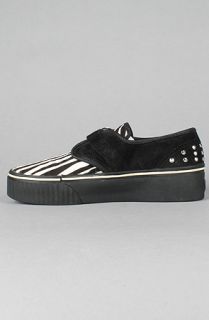 Vans The Hellz x Vans Paityn Buckle Sneaker in Black Zebra