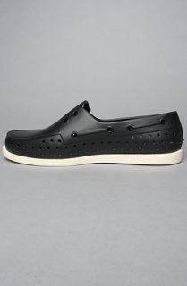 Native The Howard Boat Shoe in Jiffy Black