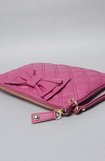 Betsey Johnson The Double The Love Wristlet in Magenta  Karmaloop