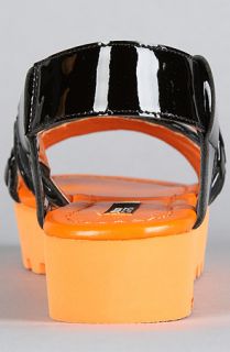 Senso Diffusion The Indiana Shoe in Black and Orange