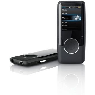 New Coby MP620 8 GB Black Flash Portable Media Player