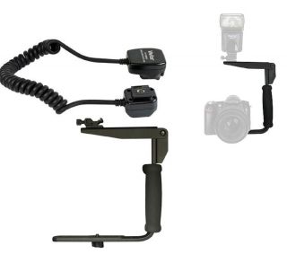 Rotating Flash Bracket Grip Off Camera Flash Cord for Canon EOS Rebel