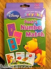 FLASH CARDS   WINNIE THE POOHS NUMBER MATCH   NEW IN BOX   KIDS