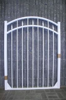 Ornamental Pool Fence Aluminum Gate Blk Wht New