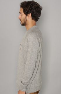 Obey The Windsor Sweater in Heather Grey