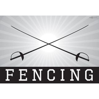 Fencing Poster Foil Sabre Epee Sword Fight Parry 13x19