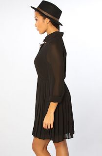 LA Boutique The Paige Shirt Dress in Black