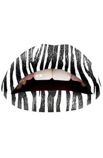 Violent Lips The Zebra Lip Tattoo Concrete