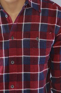 Altamont The KFDG Flannel Buttondown Shirt in Red