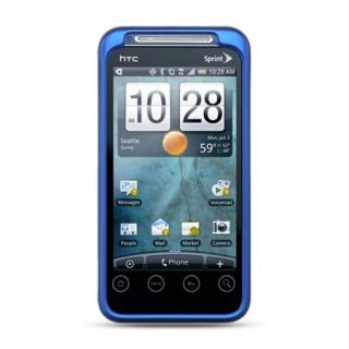 Blissful Blue Cell Phone Cover Case for Sprint HTC EVO Shift 4G