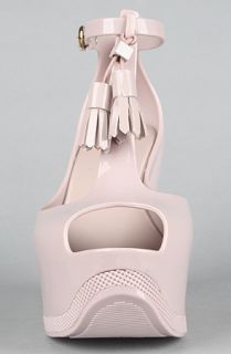 Melissa Shoes The Peace Wedge in Cream