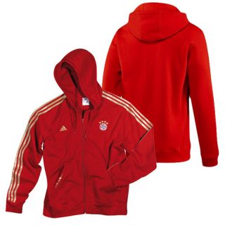 new Mens Adidas Bayern Munich Core Ahoodie Jacket Soccer Football