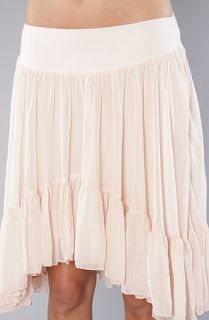 Free People The Poly Georgette Skirt Concrete
