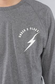 Under Two Flags The Thunderheads Baseball Tee in Athletic Gray