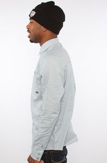 Tavik The Monarch Buttondown in Blue Concrete