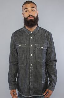 Publish The Ross Buttondown Shirt in Stone Black