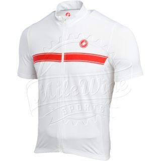 Castelli Fedele Short Sleeve Bicycle Jersey Full Zip Mens w Pockets