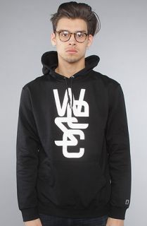 WeSC The Overlay Hoody in Black Concrete