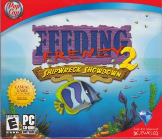 Feeding Frenzy 2 Shipwreck Showdown PC CD ROM for Windows from Pop Cap