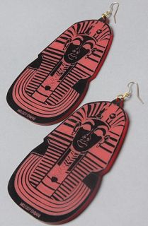 Melody Ehsani The King Tut Earring in Red and Black