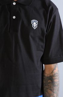 Crooks and Castles The League Stripe Polo in Black