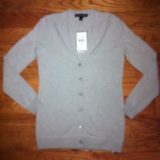 NWT Ralph Lauren Black Label Small Grey Cashmere Sweater MSRP $640