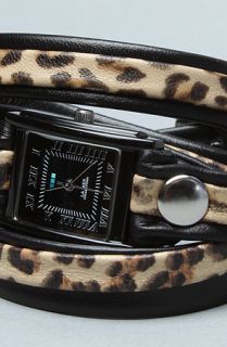 La Mer The Black Leopard Layered Watch