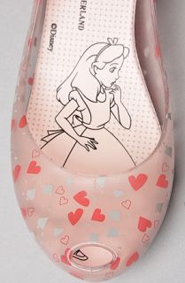 Melissa Shoes The Melissa Alice in Wonderland Flat in Pink  Karmaloop