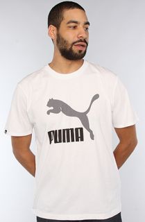 Puma The Vintage No 1 Logo Tee in White Black Steel Grey  Karmaloop