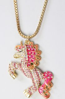 betsey johnson the 60 s mod unicorn pendant necklace this product is