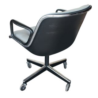 Vintage Knoll Pollock Executive Swivel Arm Chairs