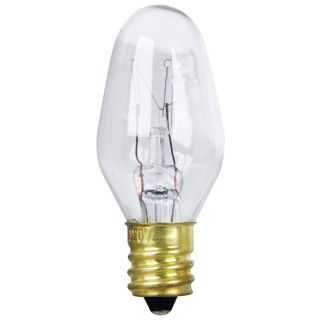 Feit Electric BP7C7 7 Watt Clear Long Life Night Light Bulbs 2 Pack