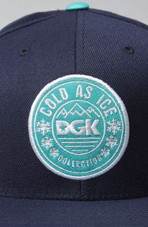 DGK The DGK Cold as Ice Snapback Hat in Navy