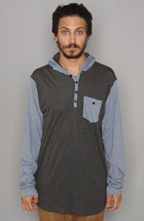 Ezekiel The Berzerk Hooded Henley in Black